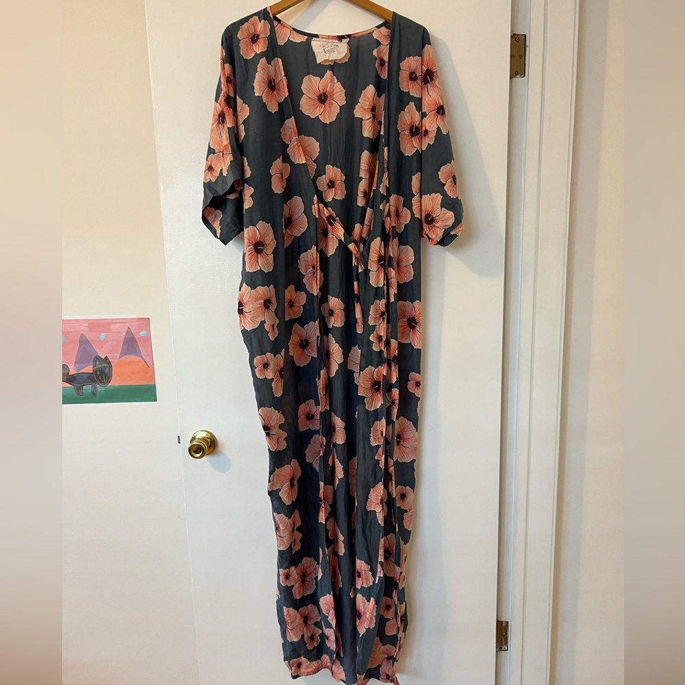 Acacia Nahiku Wrap Dress Hibiscus Print medium - Picture 5 of 5